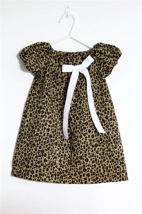 leopard print baby dress.